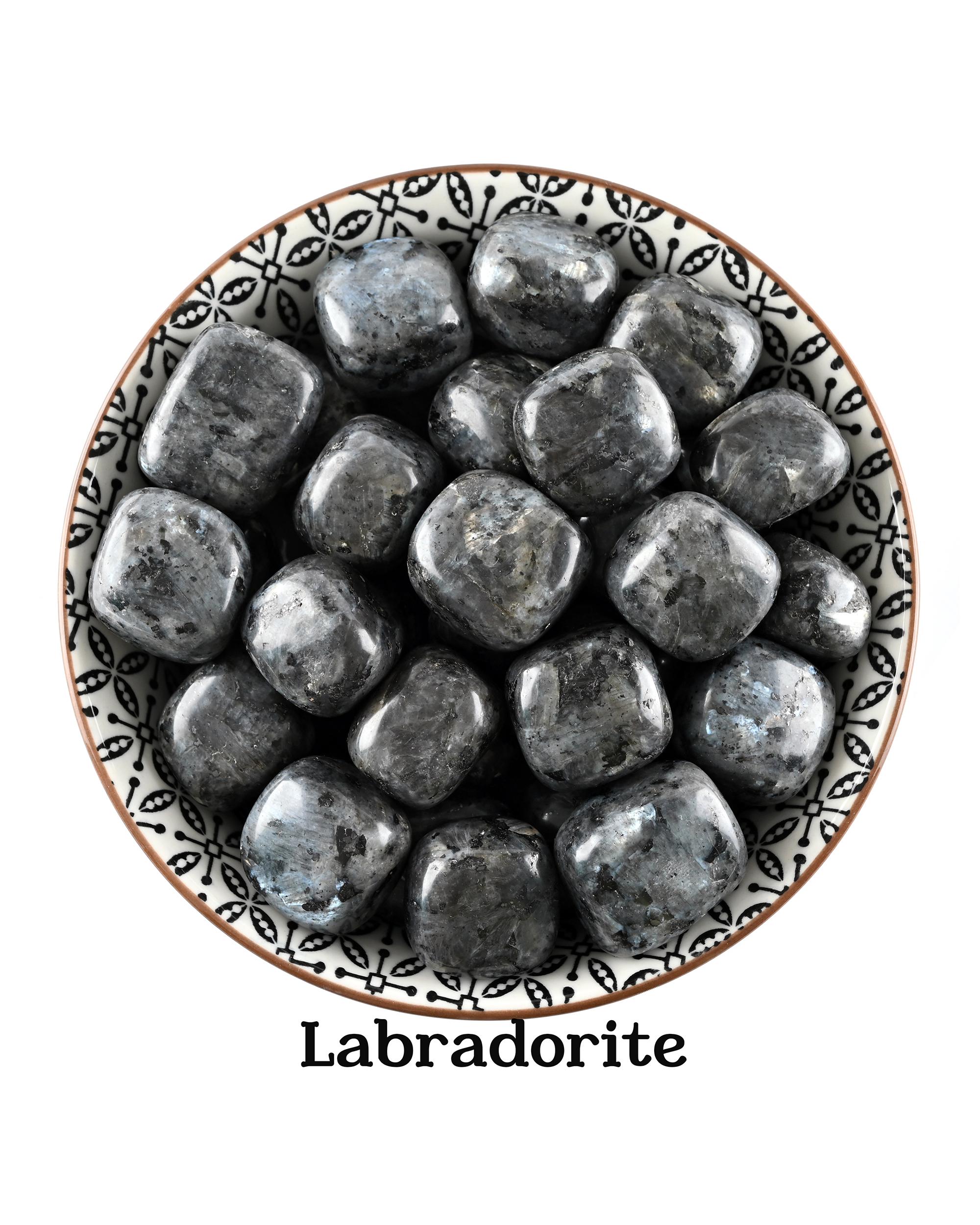 Labradorite Tumbled Stone, Shimmering Magic Crystal, Intuition And Protection Gemstone