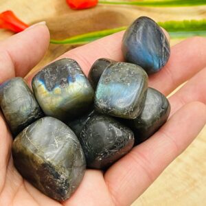 Labradorite Tumbled Stones, Polished Labradorite Healing Stones Labradorite Tumbled Stones, Polished Labradorite Healing Stones