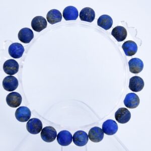 8mm Matte Blue Lapis Lazuli Beads Bracelet Grade A Genuine Natural Round Gemstone 7" Bulk Lot Options (106757h-067) 8mm Matte Blue Lapis Lazuli Beads Bracelet Grade A Genuine Natural Round Gemstone 7" Bulk Lot Options (106757h-067)