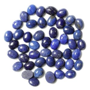 6pc - Cabochons Pierre Lapis Lazuli - Ovales 9x7mm - 4558550038302