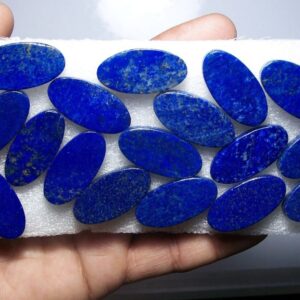 Aaa Lapis Lazuli Both Side Flat Oval Cabochon Gemstone,lapis Lazuli Handmade Polished Oval For Ring,earing, Pendent Making Gemstone.