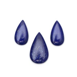 Aaa Quality Natural Lapis Smooth Pear Cabochon Gemstone | 14x25 Mm To 18x31 Mm | Gemstone Cabochon | Set Of 3 Pieces