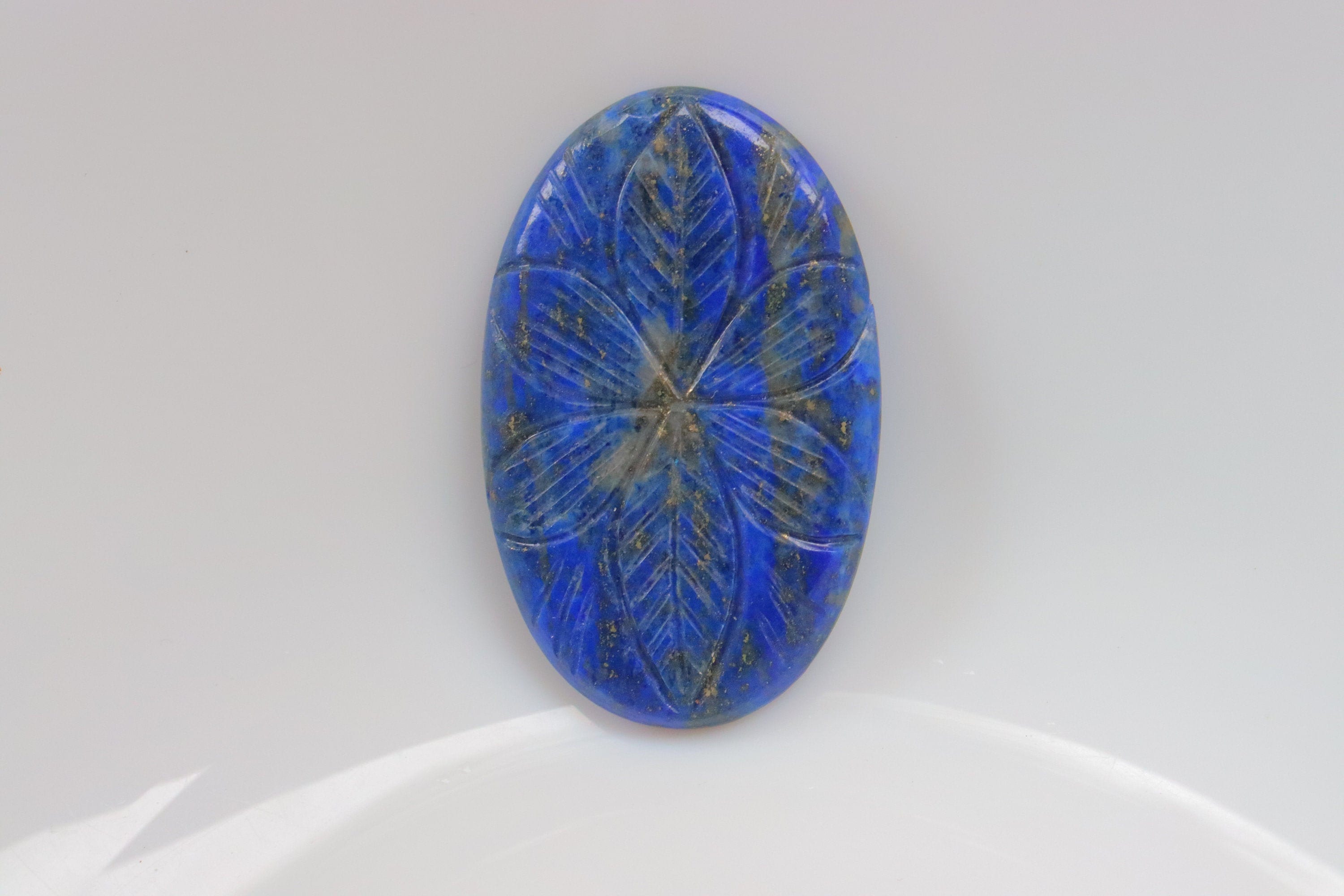 Lapis Lazuli Carving Cabochon, Lapis Lazuli Cabochon, Loose Stone For Jewelry Use, Gemstone, Pendant Stone, Cabochon Carving