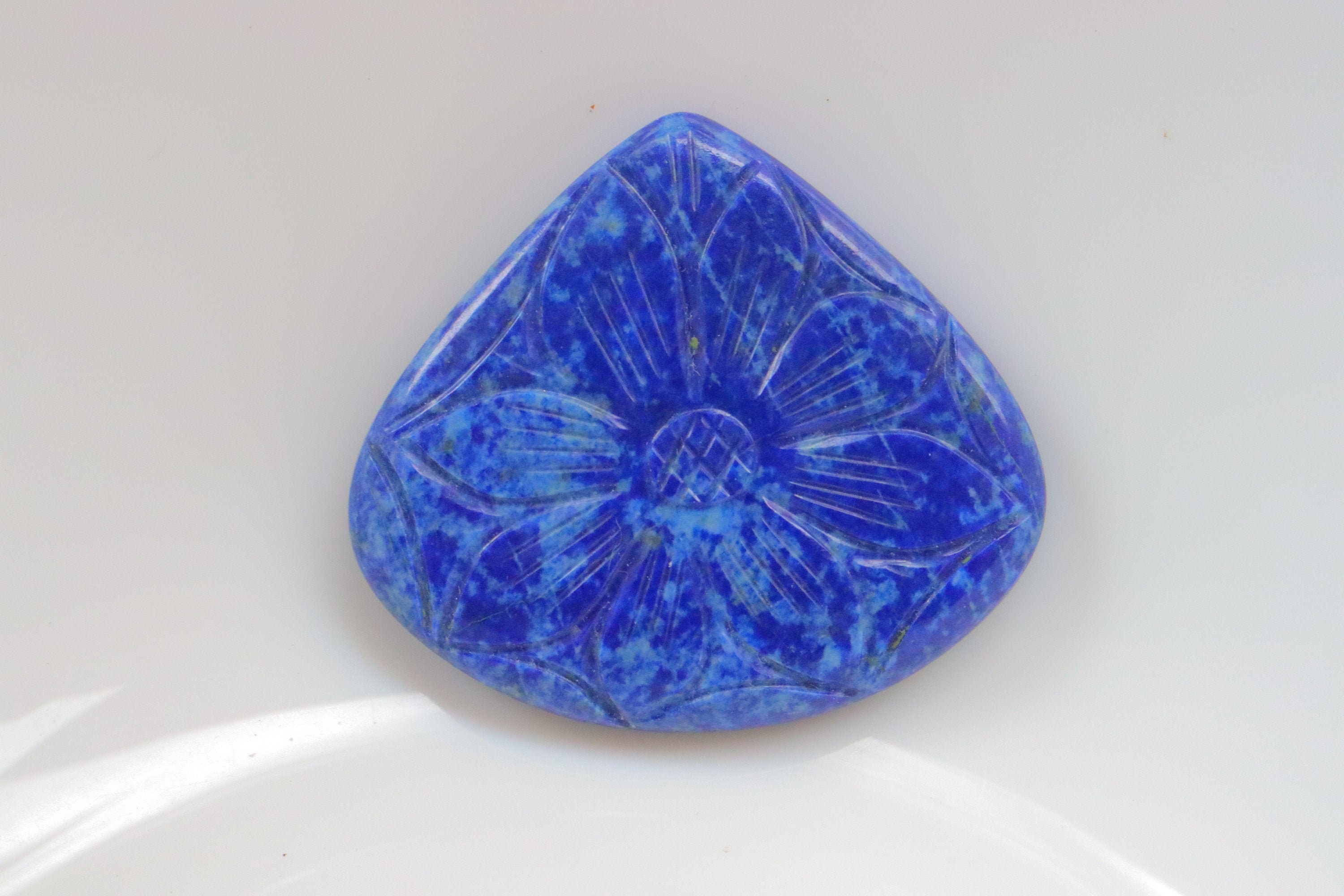 Lapis Lazuli Carving Cabochon, Lapis Lazuli Cabochon, Loose Stone For Jewelry Use, Gemstone, Pendant Stone, Cabochon Carving