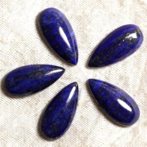 Cabochon De Pierre - Lapis Lazuli - Goutte 25 X 12 Mm 4558550036223
