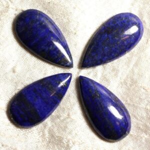 Cabochon De Pierre - Lapis Lazuli - Goutte 40 X 20 Mm 4558550035479