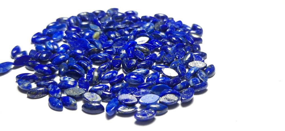 Lapis Lazuli Marquise Cabochon Gemstone, Lapis Marquise For Ring, Pendent, Bracelets, Jewelry, Reiki Healing, Inlays, Decorative Items And Crafts