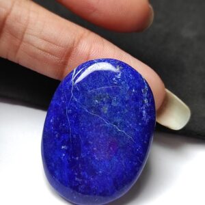 Natural Lapis Lazuli Smooth Oval Shape Gemstone Cabochon, 22/32 Mm Flat Back Cabochon An Amazing Item For Jewelry Making, Oval Cabochons