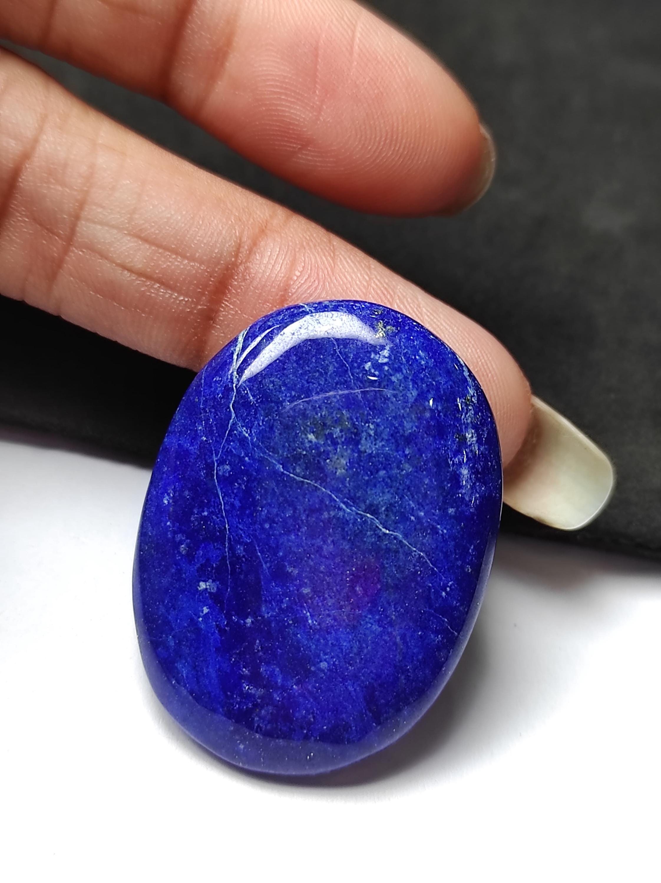 Natural Lapis Lazuli Smooth Oval Shape Gemstone Cabochon, 22/32 Mm Flat Back Cabochon An Amazing Item For Jewelry Making, Oval Cabochons Natural Lapis Lazuli Smooth Oval Shape Gemstone Cabochon, 22/32 Mm Flat Back Cabochon An Amazing Item For Jewelry Making, Oval Cabochons