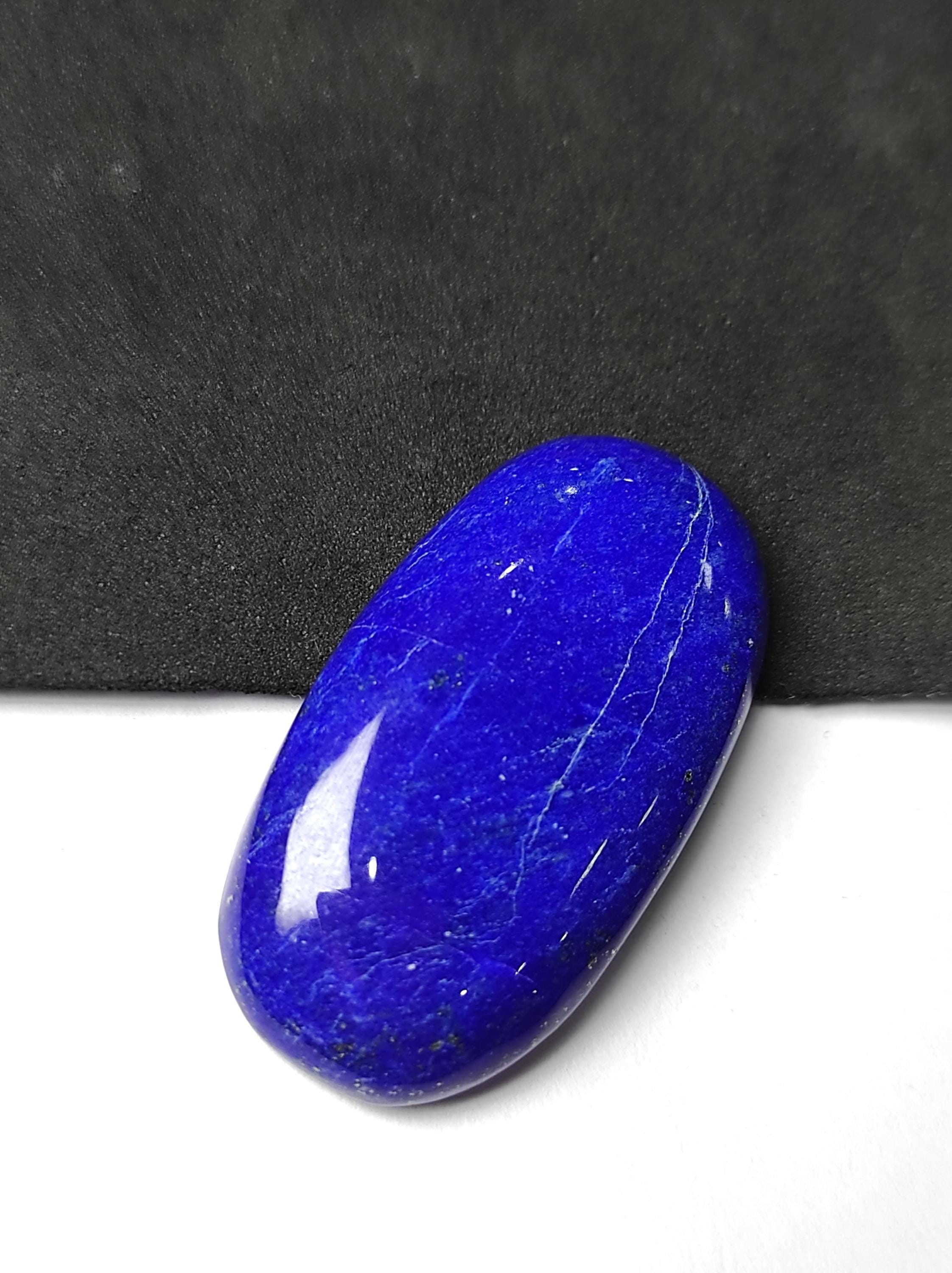 New Brand Natural Lapis Lazuli Smooth Oval Shape Gemstone Cabochons, Size 22/40 Mm Loose Gemstone High Quality Stone For Jewelry Making