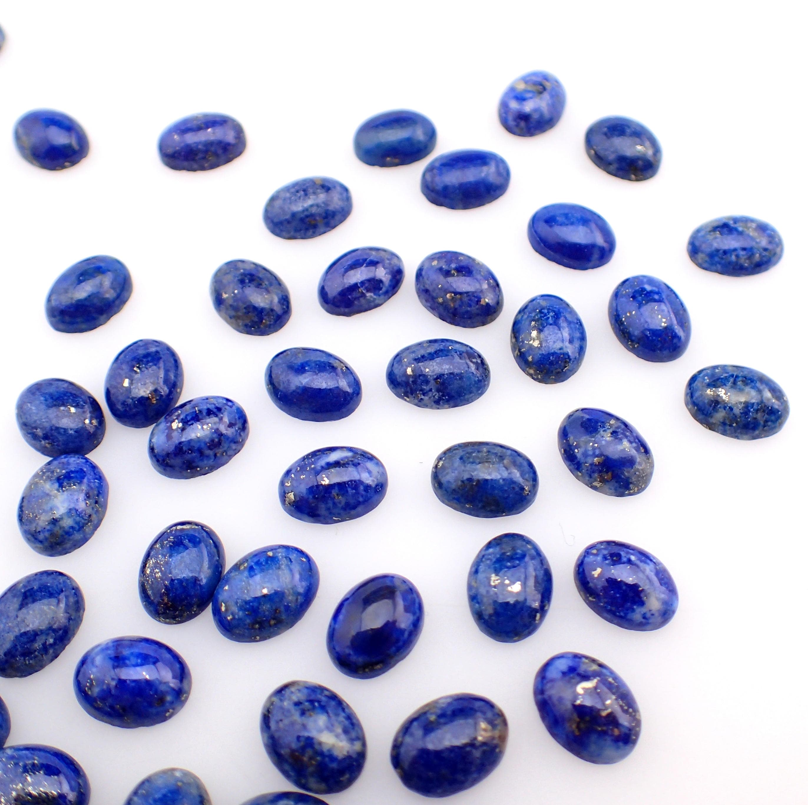 Lapis Lazuli Cabochon - Oval Blue Stone For Jewelry Making