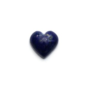 Lazuli Lapis Smooth Heart Shape Carving Loose Gemstone- 20x20 Mm -lazuli Lapis Heart, Lazuli Lapis Cabochon Gemstone,1 Piece/pair (2 Pieces)