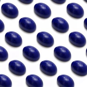 Lapis Smooth Oval Cabochon Loose Gemstone, Lapis Oval Cabs, Lapis Jewelry Making Gemstone