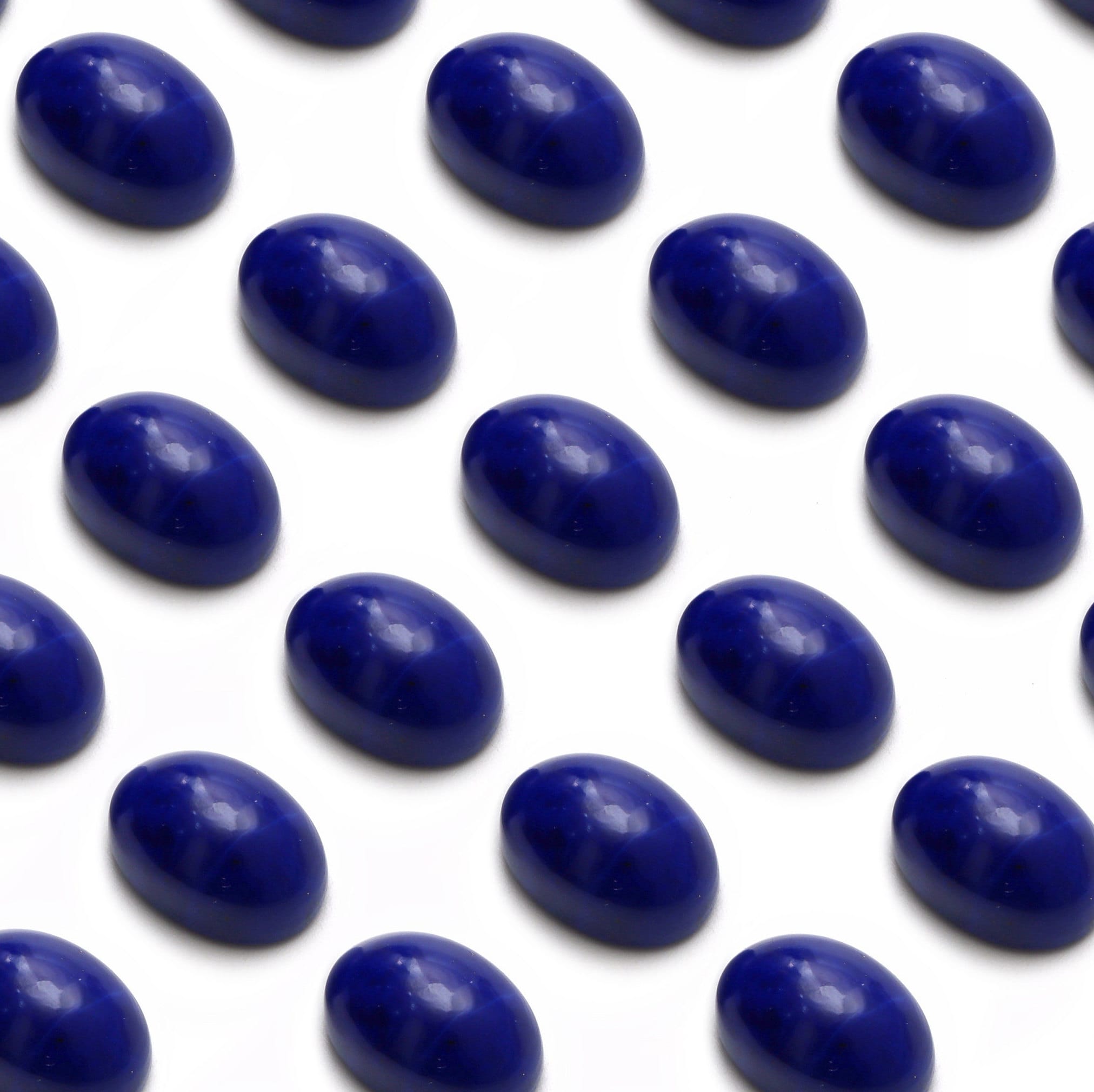 Lapis Smooth Oval Cabochon Loose Gemstone, Lapis Oval Cabs, Lapis Jewelry Making Gemstone