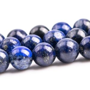 4-5mm Deep Blue Lapis Lazuli Beads Grade A+ Gemstone Nugget Round Loose Beads 15" Bulk Lot Options (118604)