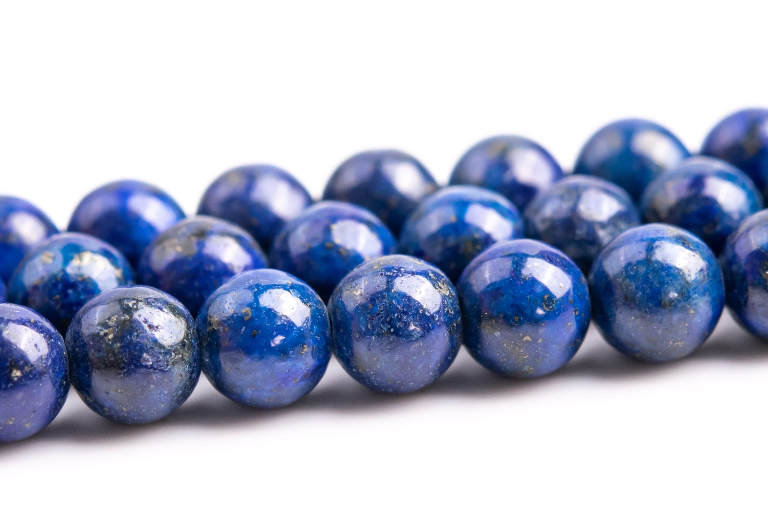 4-5mm Deep Blue Lapis Lazuli Beads Grade Aaa Gemstone Nugget Round Loose Beads 15.5" /7.5"bulk Lot Options (118607)