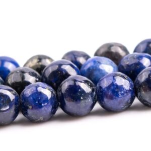 4mm Deep Blue Lapis Lazuli Beads Grade A+ Gemstone Nugget Round Loose Beads 15"/7.5" Bulk Lot Options (118603)