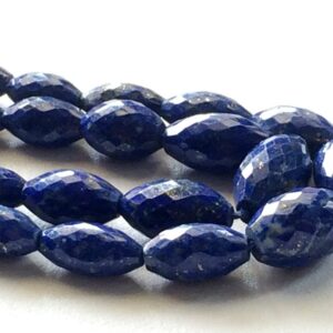 7.5x4.5mm To 14x6mm Beautiful Lapis Lazuli Nuggets, Blue Lapis Lazuli Necklace, 10 Pieces In 5 Inch Strand, Lapis Lazuli Drum Beads - Nn0012