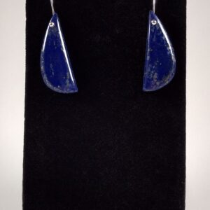 Lapis And Sterling Silver Earrings Handmade By Chris Hay
