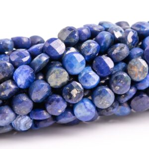 4x2MM Lapis Lazuli Beads Faceted Flat Round Button Gemstone Loose Beads 15.5" / 7.5" Bulk Lot Options (117540) 4x2MM Lapis Lazuli Beads Faceted Flat Round Button Gemstone Loose Beads 15.5" / 7.5" Bulk Lot Options (117540)