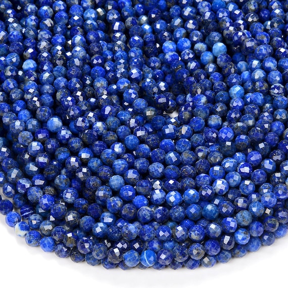 5mm Natural Lapis Lazuli Gemstone Grade Aa Micro Faceted Round Beads 15 Inch Full Strand Bulk Lot 1,2,6,12 And 50 (80009391-p29) 5mm Natural Lapis Lazuli Gemstone Grade Aa Micro Faceted Round Beads 15 Inch Full Strand Bulk Lot 1,2,6,12 And 50 (80009391-p29)