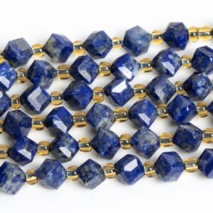 Blue Lapis Lazuli Beads Grade AA Gemstone Faceted Cube Loose Beads 6MM 8MM Bulk Lot Options Blue Lapis Lazuli Beads Grade AA Gemstone Faceted Cube Loose Beads 6MM 8MM Bulk Lot Options