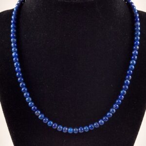 Lapis and Sterling Silver Necklace Handmade by Chris Hay