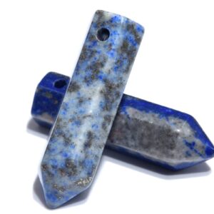 2 Pcs 30x8mm Lapis Lazuli Beads Healing Hexagonal Pointed Grade A Natural Loose Beads Bulk Lot 2,4,6,12 And 50 (103281-720) 2 Pcs 30x8mm Lapis Lazuli Beads Healing Hexagonal Pointed Grade A Natural Loose Beads Bulk Lot 2,4,6,12 And 50 (103281-720)