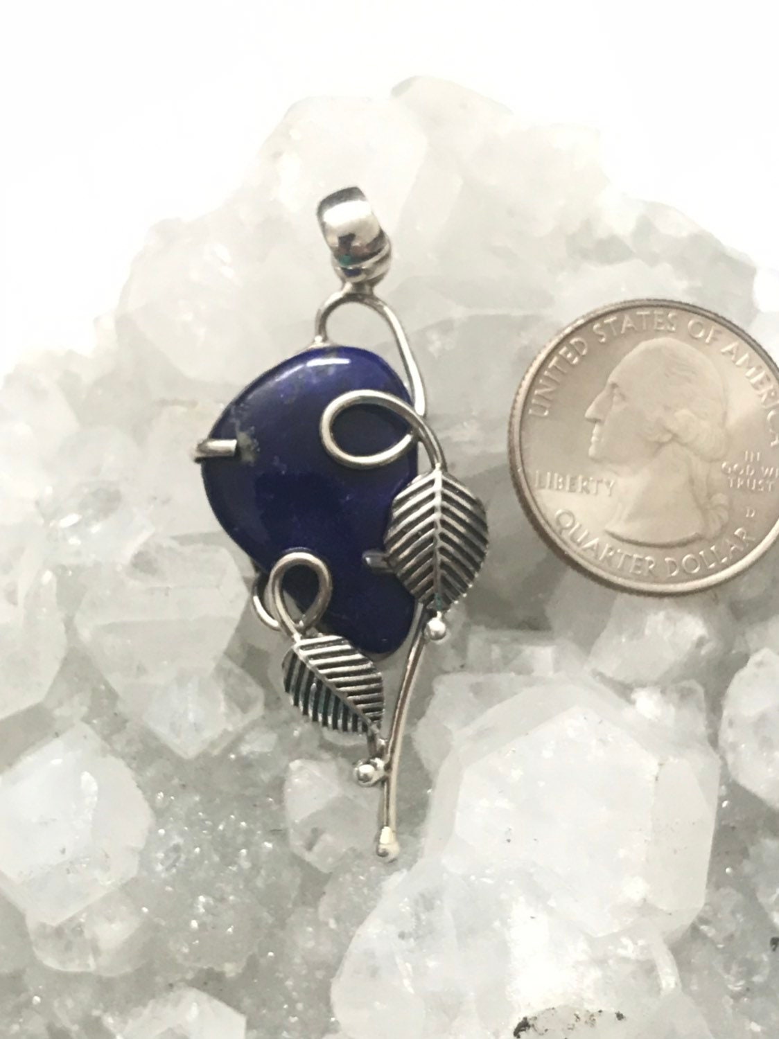 Beautiful Lapis Vine Pendant