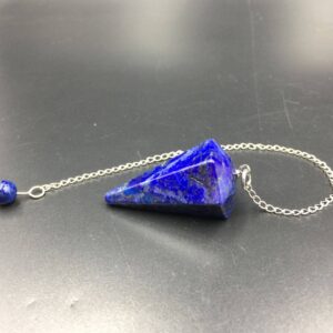Blue Lapis Pendulum Crystal Pendulum Gemstone Pendulum Pendant Dowsing Chakra Stone Pendulum Scrying Wicca Altar Tool Reiki 1 Piece