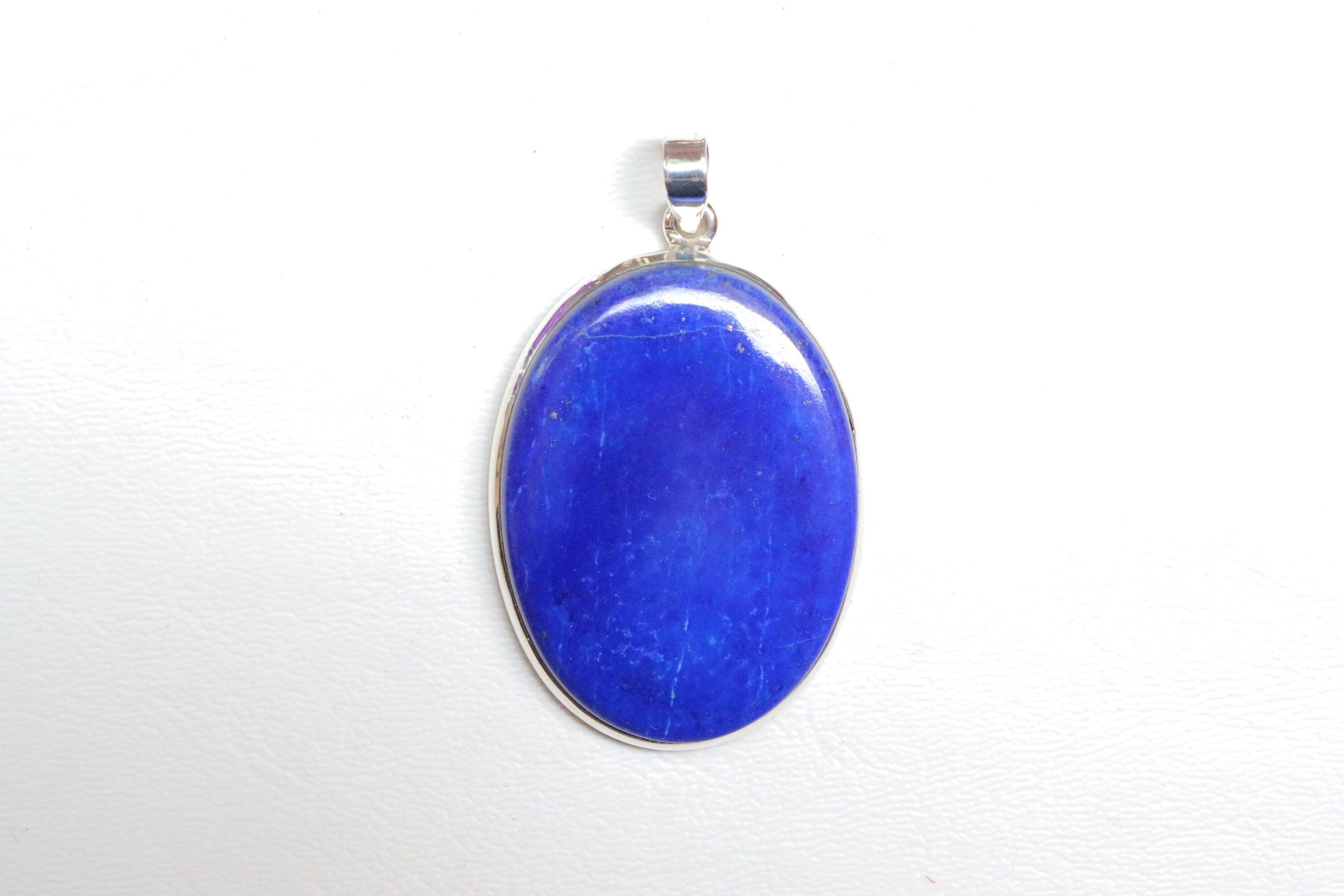 High Quality Lapis Lazuli Silver Pendant, 925 Sterling Silver Pendant, Natural Lapis Pendant Jewelry, Anniversary Gift, Handmade Pendant