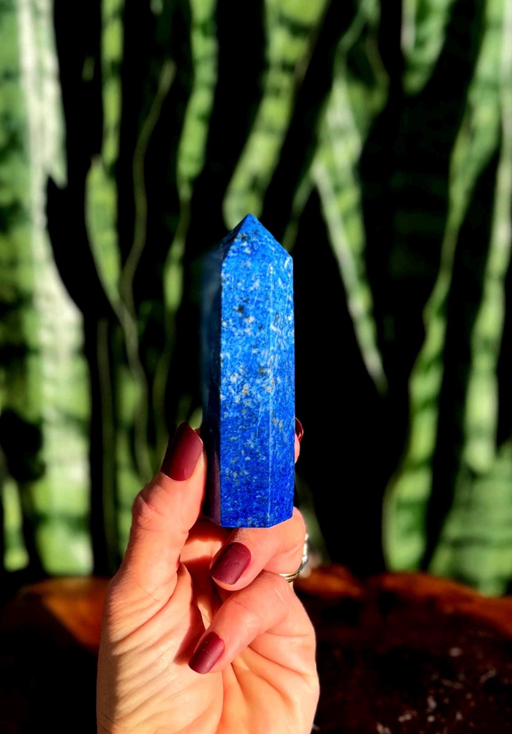 Lapis Lazuli Crystal Tower – Third Eye Chakra Stone Lapis Lazuli Crystal Tower – Third Eye Chakra Stone