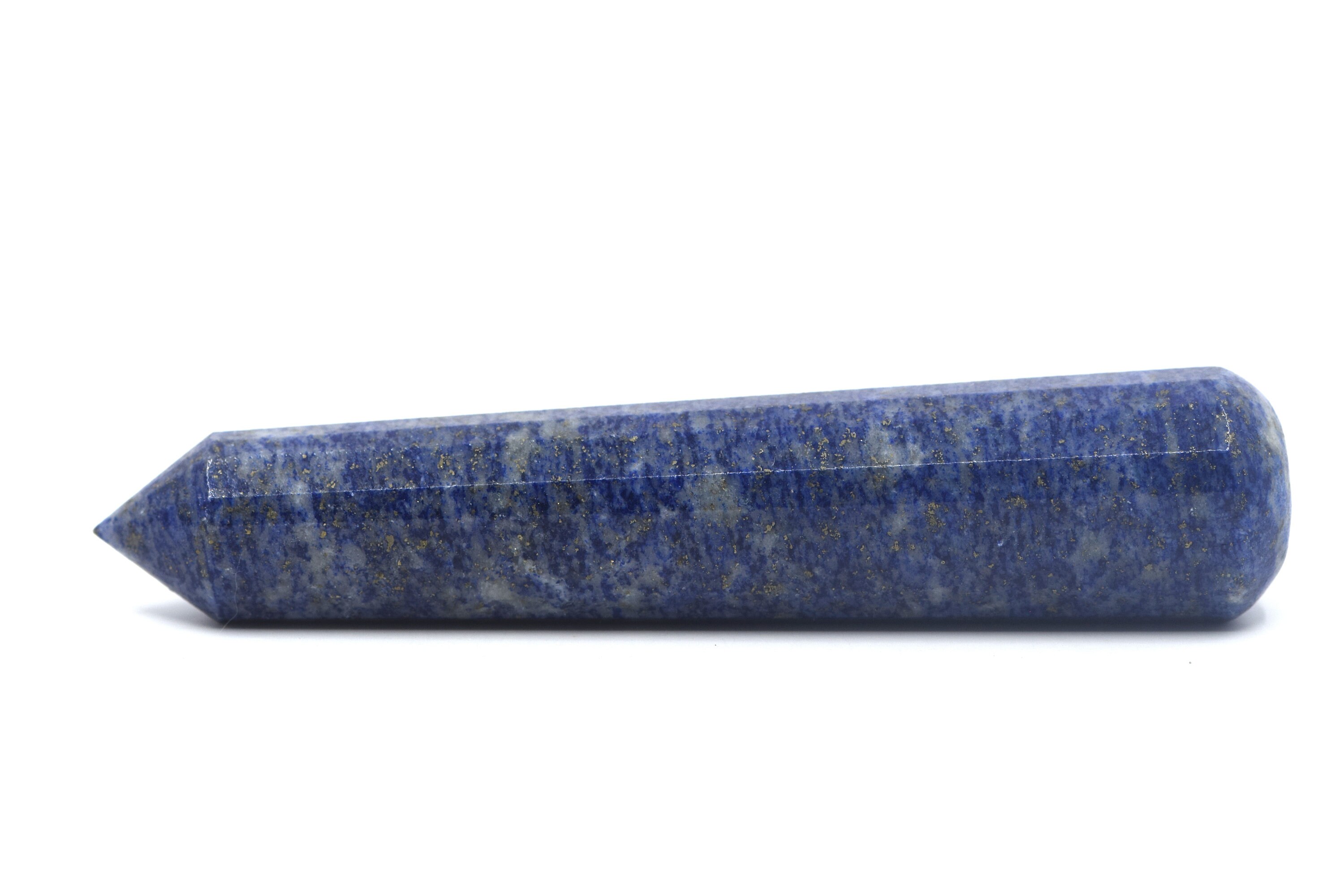 Faceted Lapis Lazuli Wand Faceted Lapis Lazuli Wand