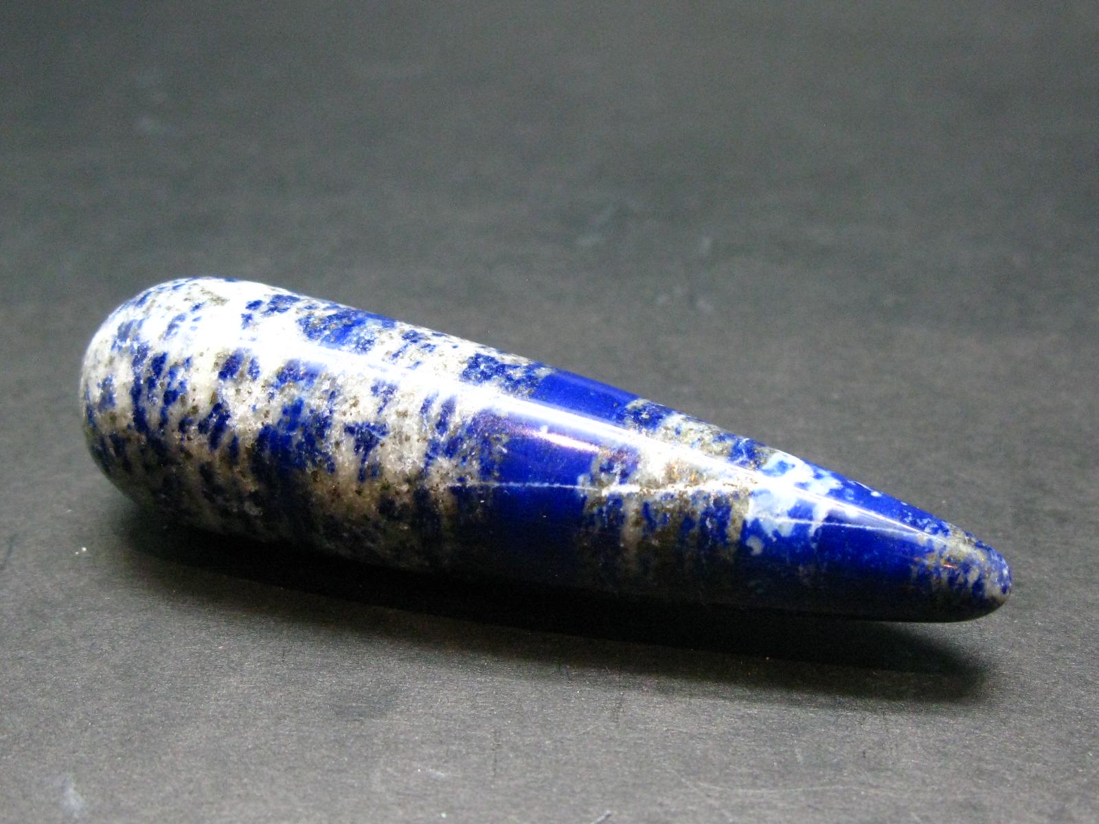 Lapis Lazuli Lazurite Wand From Afghanistan - 2.7" Lapis Lazuli Lazurite Wand From Afghanistan - 2.7"