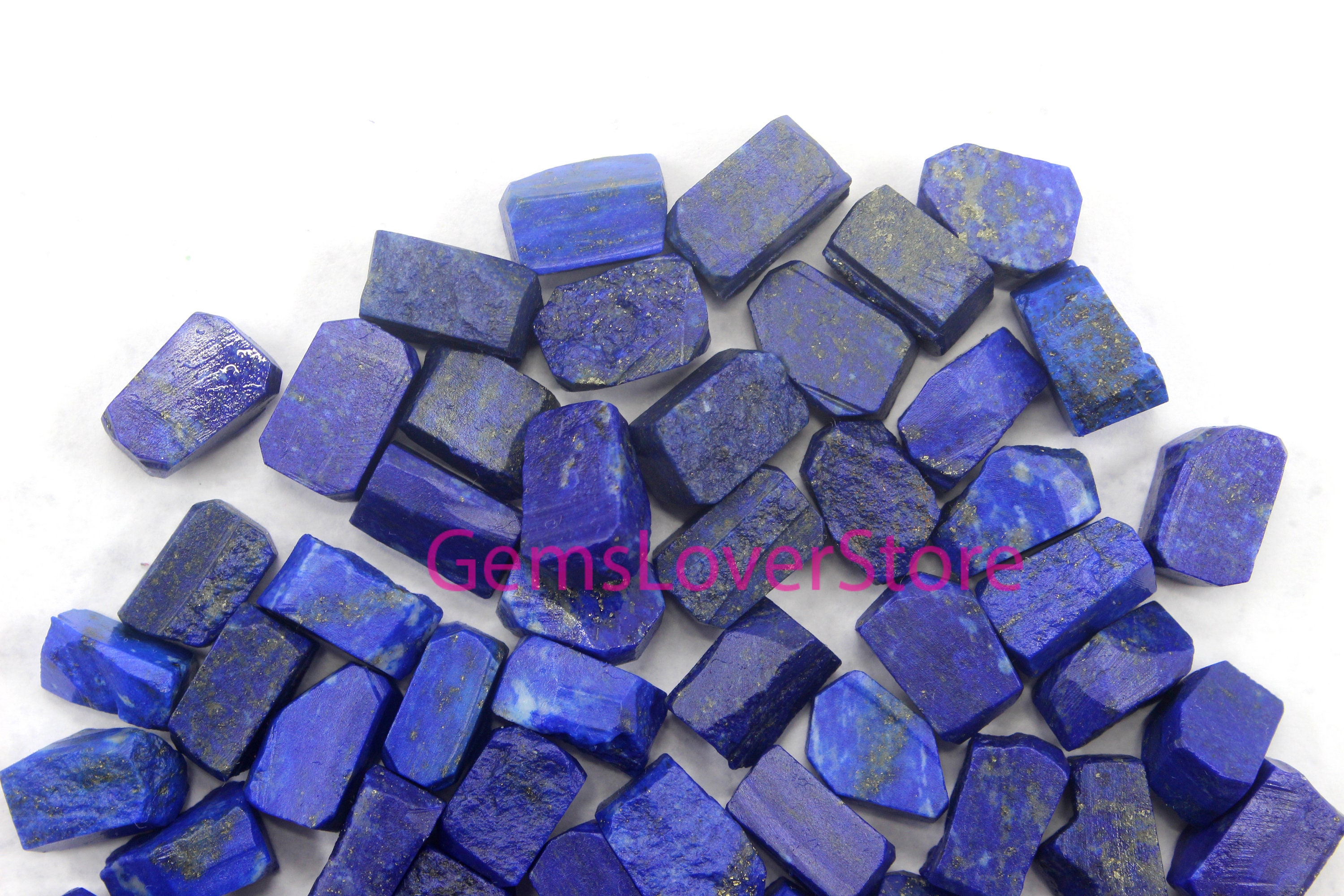 25 Raw Lapis Lazuli Gemstone Crystals: Untreated Jewelry Making (12-14 Mm) 25 Raw Lapis Lazuli Gemstone Crystals: Untreated Jewelry Making (12-14 Mm)