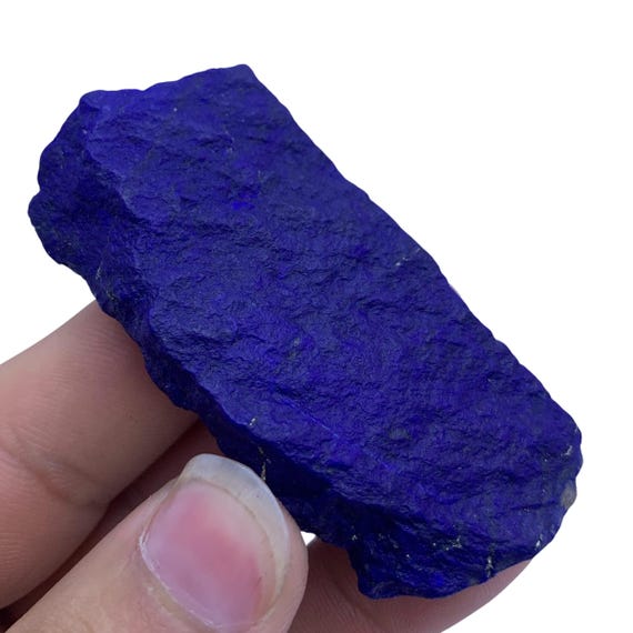 Badakhshan Lapis Lazuli Raw Stone Chunk, Royal Blue Lapidary Specimen