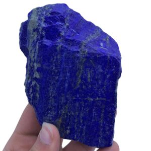 Raw Lapis Lazuli Chunk, Badakhshan Blue Crystal, Lapidary Stone