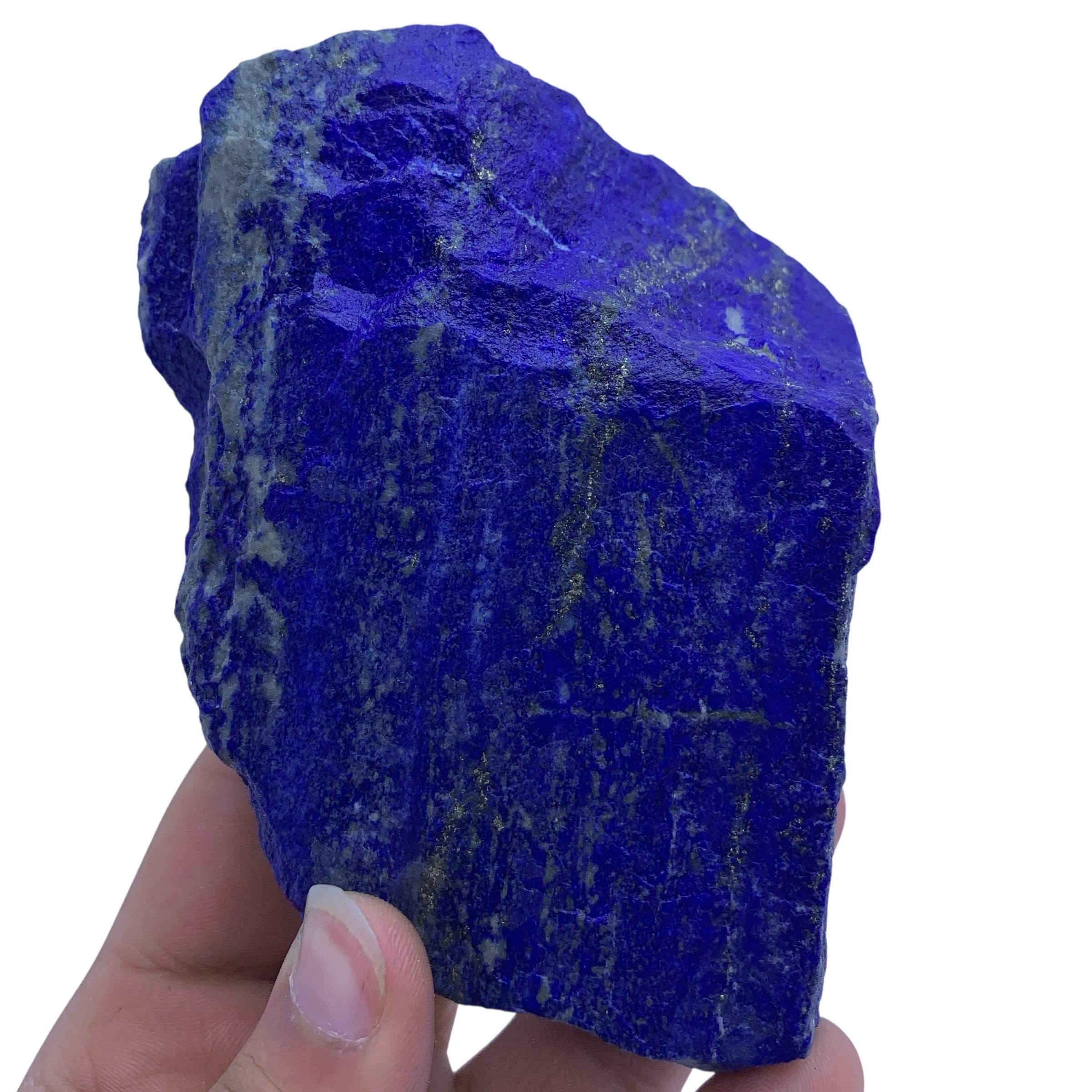 Raw Lapis Lazuli Chunk, Badakhshan Blue Crystal, Lapidary Stone