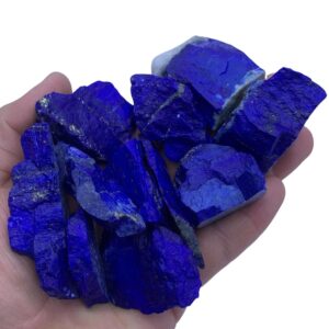 Raw Lapis Lazuli Chunks, Royal Blue Crystal, Lapidary Specimen