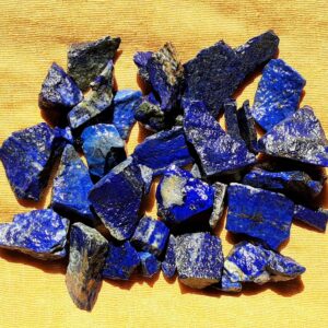 Natural Lapis Lazuli Unpolished Rough Gemstone,lapis Raw Material Specimen,slice For Jewelry,reiki Healing,lapidary Art,energy Work,decor.