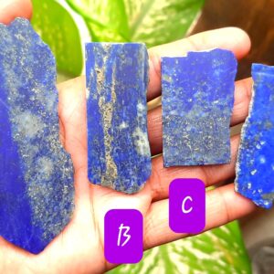 Natural Lapis Lazuli Unpolished Rough Gemstone,lapis Raw Material Specimen,slice For Jewelry,reiki Healing,lapidary Art,energy Work,decor.