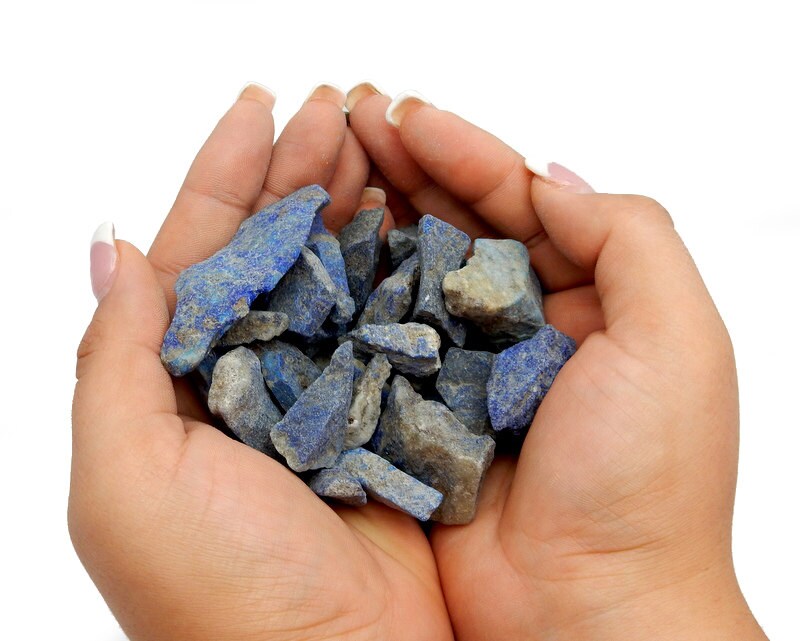 Rough Lapis Lazuli Stones – Natural Crystal, 1/4 Lb Bag