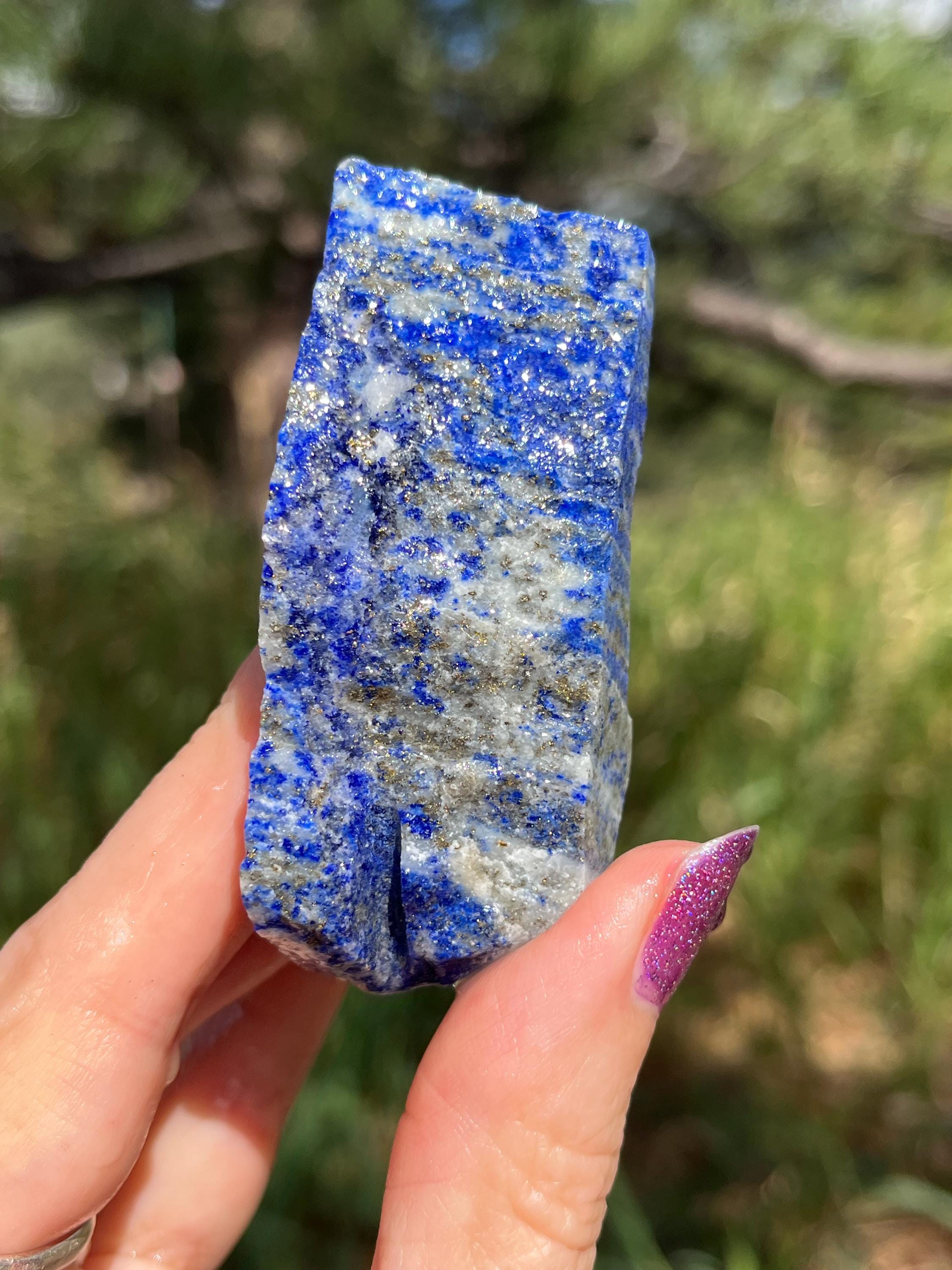 Small Rough Lapis Lazuli Lapidary Natural Stone Not Polished For Cabbing
