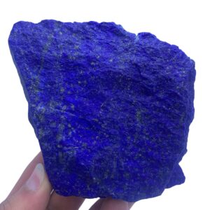 Raw Lapis Lazuli Raw Specimen, Deep Blue Afghan Crystal