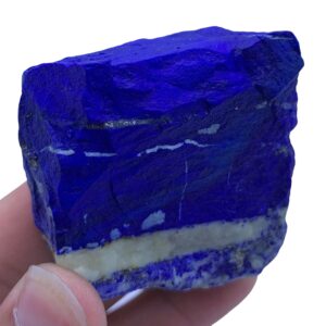 Raw Lapis Lazuli Specimen: Deep Blue Afghan Crystal