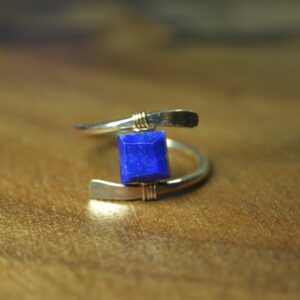 Lapis Lazuli Ring In Sterling Silver, 14k Gold Fill // December Birthstone // Bohochic Gemstone Ring // Healing Crystal // Throat Chakra