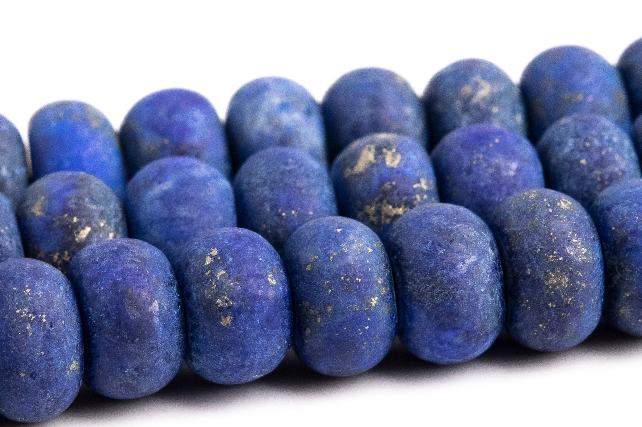 Matte Blue Lapis Lazuli Beads Grade A Gemstone Rondelle Loose Beads 6mm 8mm 10mm Bulk Lot Options Matte Blue Lapis Lazuli Beads Grade A Gemstone Rondelle Loose Beads 6mm 8mm 10mm Bulk Lot Options