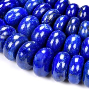 Natural Lapis Lazuli Gemstone Grade Aaa Rondelle Slice 6x3-6x4mm 10x4-10x6mm 11x5-11x7mm 12x6-12x8mm 13x7-13x9mm Loose Beads (d474)