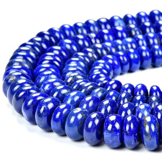 Natural Lapis Lazuli Gemstone Grade Aaa Rondelle Slice 6x3-6x4mm 10x4-10x6mm 11x5-11x7mm 12x6-12x8mm 13x7-13x9mm Loose Beadsbulk Lot (d474)