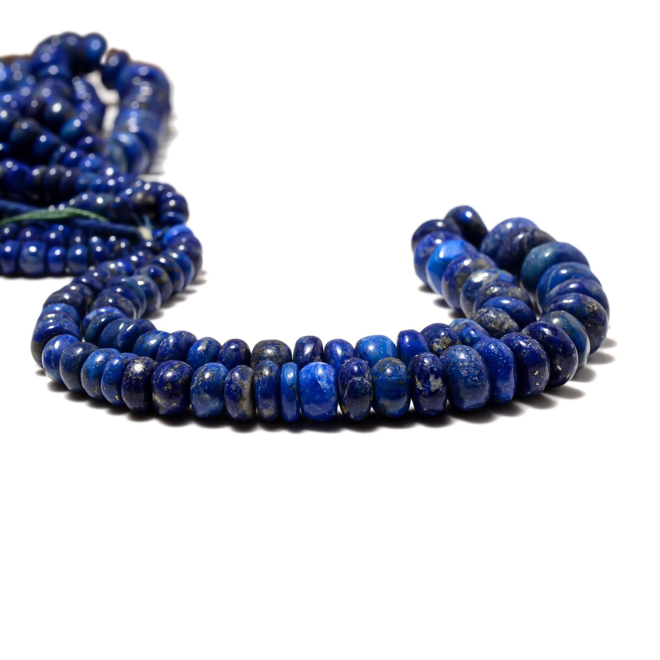 Natural Lapis Lazuli Smooth Rondelle Beads, 6-15mm/6-12mm Lapis Lazuli Smooth Gemstone Beads, 14 Inch Strand, Gds2245 Natural Lapis Lazuli Smooth Rondelle Beads, 6-15mm/6-12mm Lapis Lazuli Smooth Gemstone Beads, 14 Inch Strand, Gds2245